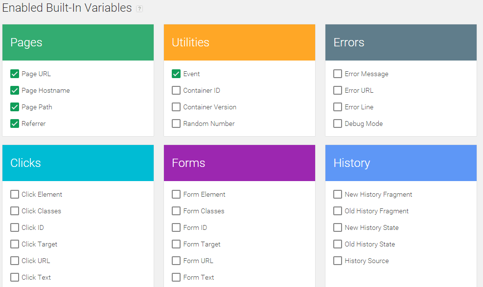 Google-Tag-Manger-Variables-Setup