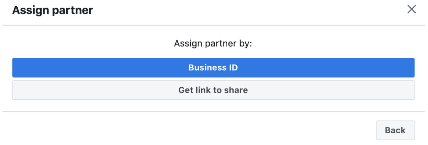 meta pixel business-manager assign partner