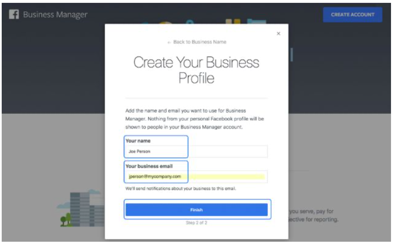 meta pixel business-manager create profile